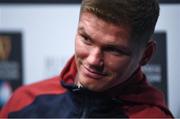 22 January 2020; England captain Owen Farrell during the Guinness Six Nations Rugby Championship Launch 2020 at Tobacco Dock in London, England. Photo by Ramsey Cardy/Sportsfile