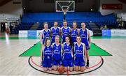 22 January 2020; The Our Lady of Mercy, Waterford United team prior to the Basketball Ireland U19 A Girls Schools Cup Final match between Our Lady of Mercy, Waterford and Scoil Chríost Rí, Portlaoise at the National Basketball Arena in Tallaght, Dublin. Photo by David Fitzgerald/Sportsfile