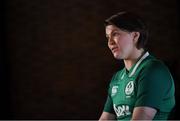 22 January 2020; Ireland captain Ciara Griffin during the Guinness Six Nations Rugby Championship Launch 2020 at Tobacco Dock in London, England. Photo by Ramsey Cardy/Sportsfile