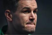 22 January 2020; Ireland captain Jonathan Sexton during the Guinness Six Nations Rugby Championship Launch 2020 at Tobacco Dock in London, England. Photo by Ramsey Cardy/Sportsfile