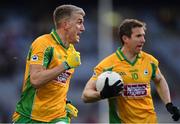 19 January 2020; Kieran Fitzgerald of Corofin, left, makes a run to support team-mate Gary Sice during the AIB GAA Football All-Ireland Senior Club Championship Final between Corofin and Kilcoo at Croke Park in Dublin. Photo by Piaras Ó Mídheach/Sportsfile