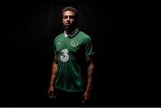 24 March 2015; Cyrus Christie during a Republic of Ireland Portrait Session at Portmarnock Hotel & Golf Links in Portmarnock, Dublin. Photo by David Maher/Sportsfile