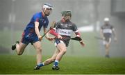 23 January 2020; Stephen Condon of Waterford United IT in action against Diarmuid Ryan of Mary Immaculate College during the Fitzgibbon Cup Group A Round 3 match between Mary Immaculate College and Waterford IT at MICL Grounds in Limerick. Photo by David Fitzgerald/Sportsfile