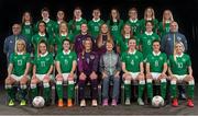 24 November 2015; Republic of Ireland squad during a Republic of Ireland Women's Portrait Session at Castleknock Hotel in Castleknock, Dublin. Photo by David Maher/Sportsfile