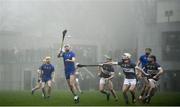 23 January 2020; Tim O'Mahony of Mary Immaculate College in action against Mickey Daykin of Waterford United IT during the Fitzgibbon Cup Group A Round 3 match between Mary Immaculate College and Waterford IT at MICL Grounds in Limerick. Photo by David Fitzgerald/Sportsfile