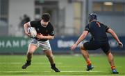 21 January 2020; Jake Hickey of The High School in action against Jordan O'Connor of Temple Carrig School during the Bank of Ireland Vinnie Murray Cup Semi-Final match between Temple Carrig School and The High School at Energia Park in Dublin. Photo by Sam Barnes/Sportsfile