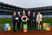 24 January 2020; LGFA CEO Helen O'Rourke, Chairman of CCMA Michael Walsh, Uachtarán Chumann Lúthchleas Gael John Horan, Chariman of Local Autority Climate Change Steering Group Ciarán Hayes, Camogie Operations Manager Alan Malone and DCCAE Katie Aherne in attendance at the GAA Local Authority SDG Launch at Croke Park in Dublin. Photo by Harry Murphy/Sportsfile