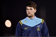 22 January 2020; Luke Fortune of UCD ahead of the Sigerson Cup Semi-Final match between DCU Dóchas Éireann and UCD at Dublin City University Sportsgrounds in Glasnevin, Dublin. Photo by Ben McShane/Sportsfile