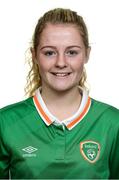 19 November 2016; Louise Masterson during a Republic of Ireland U16 Women's Squad Portraits session in Dublin. Photo by Piaras Ó Mídheach/Sportsfile
