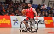 24 January 2020; Paul Ryan of Rebel Wheelers during the Hula Hoops IWA Wheelchair Basketball Cup Final match between Killester WBC and Rebel Wheelers at the National Basketball Arena in Tallaght, Dublin. Photo by Daniel Tutty/Sportsfile