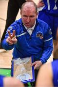24 January 2020; Waterford United Wildcats coach Tommy O’Mahony during the Hula Hoops U18 Women’s National Cup Final match between Portlaoise Panthers and Waterford Wildcats at the National Basketball Arena in Tallaght, Dublin. Photo by Daniel Tutty/Sportsfile