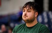 25 January 2020; Moycullen coach Gerald Lyons during the Hula Hoops U20 Men’s National Cup Final between Moycullen and UCD Marian at the National Basketball Arena in Tallaght, Dublin. Photo by Brendan Moran/Sportsfile