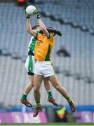 25 January 2020; Tadhg Cody of Rathgarogue-Cushinstown in action against Andrew Barry of Na Gaeil during the AIB GAA Football All-Ireland Junior Club Championship Final match between Na Gaeil and Rathgarogue-Cushinstown at Croke Park in Dublin. Photo by Ramsey Cardy/Sportsfile