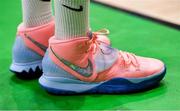 25 January 2020; The basketball shoes of Jake Kelly of Neptune are seen during the Hula Hoops U18 Men’s National Cup Final between Neptune and Belfast Star at the National Basketball Arena in Tallaght, Dublin. Photo by Brendan Moran/Sportsfile