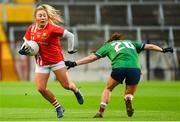 25 January 2020; Sadhbh O'Leary of Cork in action against Tracy Dillon of Westmeath during the 2020 Lidl Ladies National Football League Division 1 Round 1 match between Cork and Westmeath at Páirc Ui Chaoimh in Cork. Photo by Eóin Noonan/Sportsfile