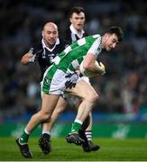 25 January 2020; Enda Tierney of Oughterard in action against Gavin Doogan of Magheracloone during the AIB GAA Football All-Ireland Intermediate Club Championship Final match between Magheracloone and Oughterard at Croke Park in Dublin. Photo by Ramsey Cardy/Sportsfile
