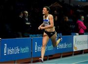 25 January 2020; Ciara Neville of Emerald A.C., Limerick, on her way to winning the U23 Women's 200m during the Irish Life Health National Indoor Junior and U23 Championships at the AIT Indoor Arena in Athlone, Westmeath. Photo by Sam Barnes/Sportsfile