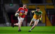 25 January 2020; Ruairi Deane of Cork in action against Jordan Hayes of Offaly during the Allianz Football League Division 3 Round 1 match between Cork and Offaly at Páirc Ui Chaoimh in Cork. Photo by David Fitzgerald/Sportsfile