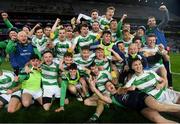 25 January 2020; Oughterard players celebrate following the AIB GAA Football All-Ireland Intermediate Club Championship Final match between Magheracloone and Oughterard at Croke Park in Dublin.Photo by Ramsey Cardy/Sportsfile