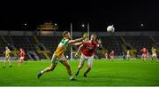 25 January 2020; Niall Darby of Offaly in action against Ruairi Deane of Cork during the Allianz Football League Division 3 Round 1 match between Cork and Offaly at Páirc Ui Chaoimh in Cork. Photo by David Fitzgerald/Sportsfile
