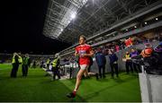 25 January 2020; Sam Ryan of Cork runs out for the second half during the Allianz Football League Division 3 Round 1 match between Cork and Offaly at Páirc Ui Chaoimh in Cork. Photo by David Fitzgerald/Sportsfile