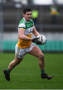 11 January 2020; Cathal Mangan of Offaly during the O'Byrne Cup Semi-Final match between Offaly and Westmeath at Bord na Móna O'Connor Park in Tullamore, Offaly. Photo by Harry Murphy/Sportsfile