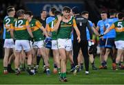 25 January 2020; David Clifford of Kerry leaves the pitch following a tussle at the final whistle of the Allianz Football League Division 1 Round 1 match between Dublin and Kerry at Croke Park in Dublin. Photo by Ramsey Cardy/Sportsfile