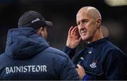 25 January 2020; Dublin selector Paul Clarke, right, and manager Dessie Farrell ahead of the Allianz Football League Division 1 Round 1 match between Dublin and Kerry at Croke Park in Dublin. Photo by Ramsey Cardy/Sportsfile