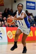 26 January 2020; Bami Olukayode of Waterford United Wildcats during the Hula Hoops U20 Women’s National Cup Final between Waterford Wildcats and UU Tigers at the National Basketball Arena in Tallaght, Dublin. Photo by Brendan Moran/Sportsfile