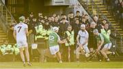 26 January 2020; The Galway football team watch the Allianz Hurling League Division 1 Group A Round 1 match between Galway and Westmeath at Pearse Stadium in Galway. Photo by Daire Brennan/Sportsfile