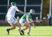 26 January 2020; Eoin Price of Westmeath in action against Adrian Touhy of Galway during the Allianz Hurling League Division 1 Group A Round 1 match between Galway and Westmeath at Pearse Stadium in Galway. Photo by Daire Brennan/Sportsfile