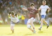 26 January 2020; Finian Ó Laoí of Galway in action against Darren Hughes of Monaghan during the Allianz Football League Division 1 Round 1 match between Galway and Monaghan at Pearse Stadium in Galway. Photo by Daire Brennan/Sportsfile