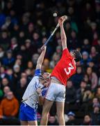 26 January 2020; Dessie Hutchinson of Waterford in action against Robert Downey of Cork during the Allianz Hurling League Division 1 Group A Round 1 match between Waterford and Cork at Walsh Park in Waterford. Photo by David Fitzgerald/Sportsfile