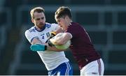 26 January 2020; Robert Finnerty of Galway in action against Conor Boyle of Monaghan during the Allianz Football League Division 1 Round 1 match between Galway and Monaghan at Pearse Stadium in Galway. Photo by Daire Brennan/Sportsfile
