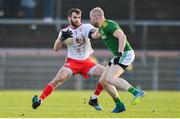 26 January 2020; Ronan McNamee of Tyrone in action against Sean Tobin of Meath during the Allianz Football League Division 1 Round 1 match between Tyrone and Meath at Healy Park in Omagh, Tyrone. Photo by Oliver McVeigh/Sportsfile
