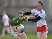 26 January 2020; Eamon Wallace of Meath in action against Ben O'Donnell of Tyrone during the Allianz Football League Division 1 Round 1 match between Tyrone and Meath at Healy Park in Omagh, Tyrone. Photo by Oliver McVeigh/Sportsfile