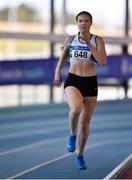 26 January 2020; Jenna Bromell of Emerald AC, Limerick, competes in the Women's 800m event during the AAI National Indoor League Round 2 at AIT Indoor Arena in Athlone, Westmeath. Photo by Ben McShane/Sportsfile