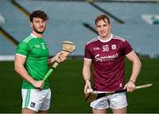 27 January 2020; Tom Morrissey of Limerick and Conor Whelan of Galway stand for a portrait during a media event at the LIT Gaelic Grounds in advance of the Allianz Hurling League Division 1 Group A Round 2 match between Limerick and Galway on Sunday. Photo by Harry Murphy/Sportsfile