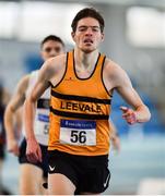 26 January 2020; Gavin O'Rourke of Leevale AC, Cork, competes in the Men's 1500m event during the AAI National Indoor League Round 2 at AIT Indoor Arena in Athlone, Westmeath. Photo by Ben McShane/Sportsfile
