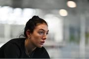 26 January 2020; Tara Meire of Raheny Shamrock AC, Dublin, ahead of competing in the Women's 200m event during the AAI National Indoor League Round 2 at AIT Indoor Arena in Athlone, Westmeath. Photo by Ben McShane/Sportsfile