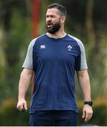 28 January 2020; Head coach Andy Farrell during Ireland Rugby squad training at The Campus in Quinta da Lago, Portugal. Photo by Brendan Moran/Sportsfile