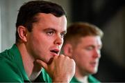 28 January 2020; James Ryan during an Ireland Rugby press conference at The Campus in Quinta da Lago, Portugal. Photo by Brendan Moran/Sportsfile