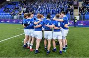 28 January 2020; St Mary's College players sing their school anthem ahead of the Bank of Ireland Leinster Schools Senior Cup First Round match between Belvedere College and St Mary’s College at Energia Park in Dublin. Photo by Daire Brennan/Sportsfile
