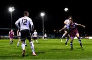 28 January 2020; Stephen Meaney of Drogheda United in action against Anto Breslin of Bohemians during the pre-season Friendly match between Drogheda United and Bohemians at United Park in Drogheda, Co Louth. Photo by Eóin Noonan/Sportsfile