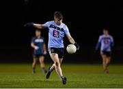 28 January 2020; Alan Morris of UCD during the Freshers A Football Championship Round 2 match between UCD and Maynooth at UCD Belfield in Dublin. Photo by Matt Browne/Sportsfile