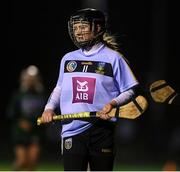 28 January 2020; Chloe Fox of UCD during the Purcell Cup Camogie Championship Round 2 match between UCD and Athlone IT at UCD Belfield in Dublin. Photo by Matt Browne/Sportsfile