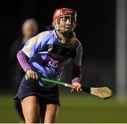 28 January 2020; Sara Delaney of UCD during the Purcell Cup Camogie Championship Round 2 match between UCD and Athlone IT at UCD Belfield in Dublin. Photo by Matt Browne/Sportsfile