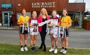 29 January 2020; Gourmet Food Parlour is celebrating the passion of Ladies Footballers to mark the launch of the 2020 GFP Ladies HEC Third Level Championships. In attendance at the launch are, from left, Laura McGinley of DCU and Dublin, Eilish Ronayne of UL and Mayo, Lorraine Heskin, CEO, Gourmet Food Parlour, Hannah O'Donoghue of UL and Kerry and Muireann Atkinson of DCU and Monaghan. Photo by David Fitzgerald/Sportsfile