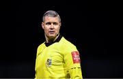28 January 2020; Referee Ben Connolly during the pre-season friendly match between Drogheda United and Bohemians at United Park in Drogheda, Co Louth. Photo by Eóin Noonan/Sportsfile