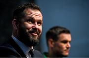 22 January 2020; Ireland head coach Andy Farrell during the Guinness Six Nations Rugby Championship Launch 2020 at Tobacco Dock in London, England. Photo by Ramsey Cardy/Sportsfile